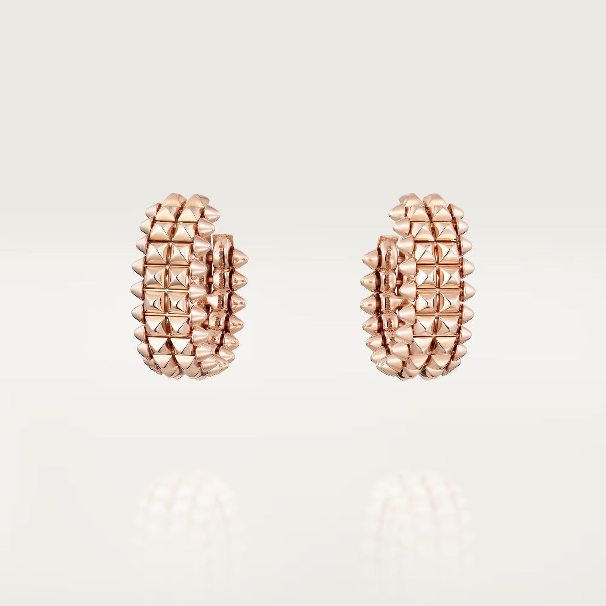 [AURORA]CLASH 9.2MM DOUBLE ROW EARRINGS