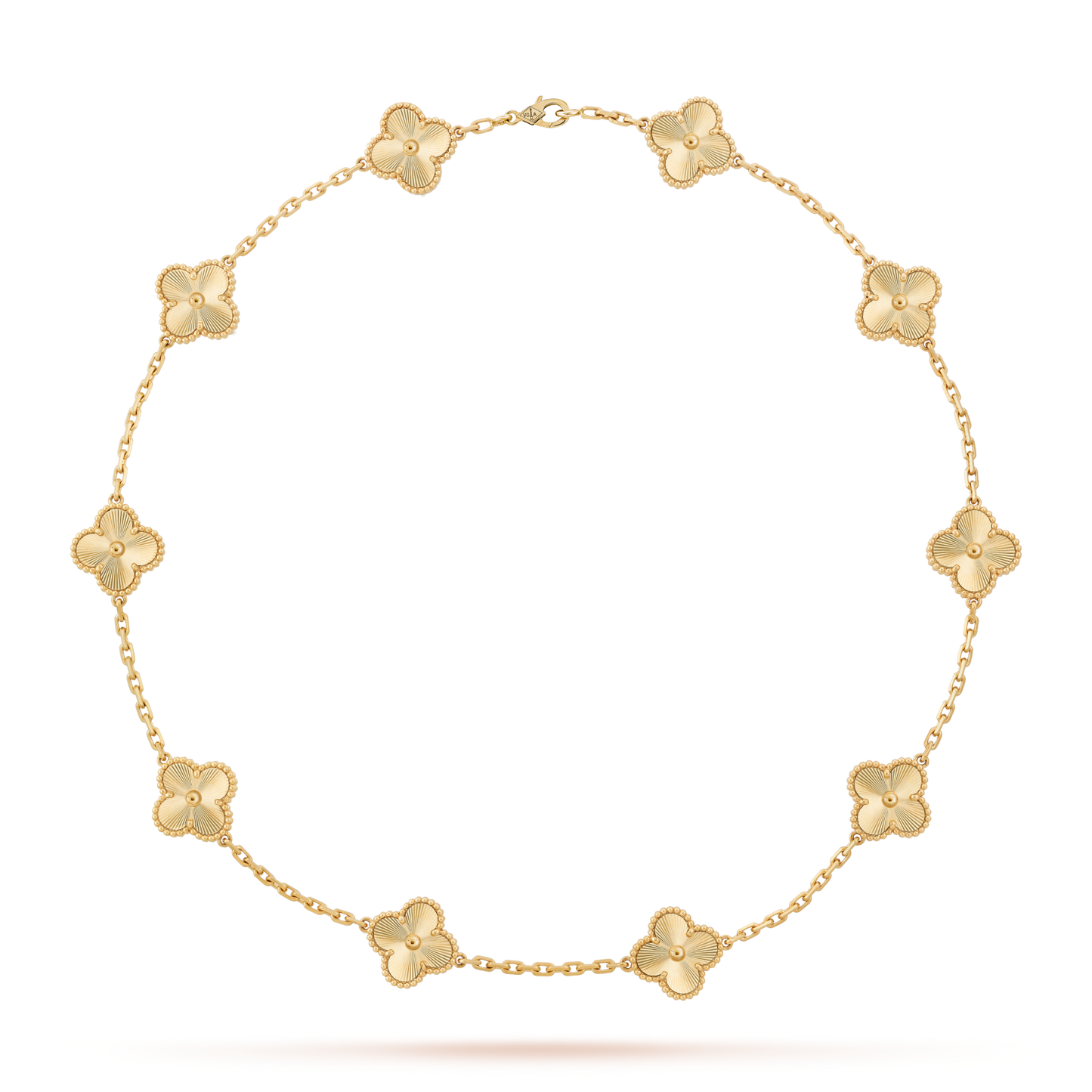 [AURORA]CLOVER 10 MOTIFS LASER NECKLACE