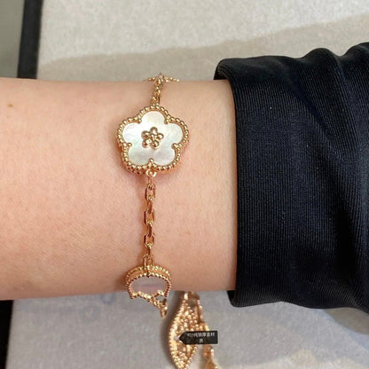 [basloveJW]Armband mit Glücksbringer-Motiv „Frühling“