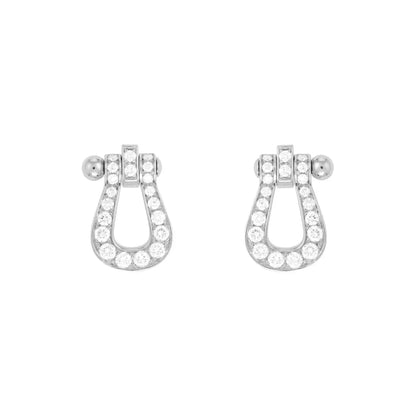 [AURORA]FORCE 10 FULL DIAMOND STUD EARRINGS MINI MODEL