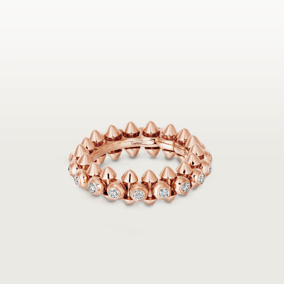 [AURORA]CLASH 6.8MM DIAMOND MEDIUM RING