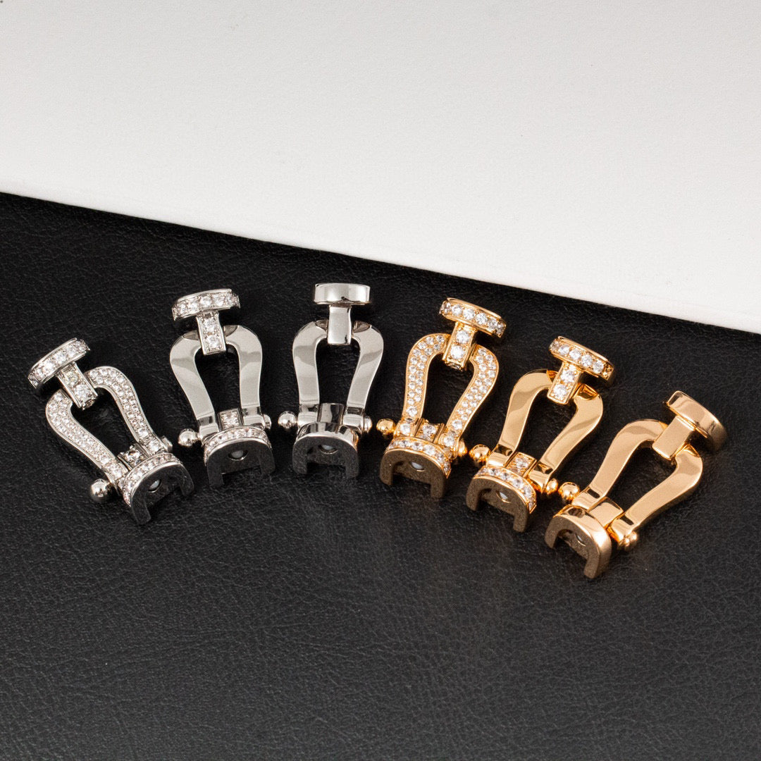 [AURORA]FORCE LARGE HORSESHOE NO DIAMOND BRACELET SILVER