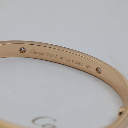 [AURORA]LIEBESARMBAND 6,1 MM 4 DIAMANTEN 