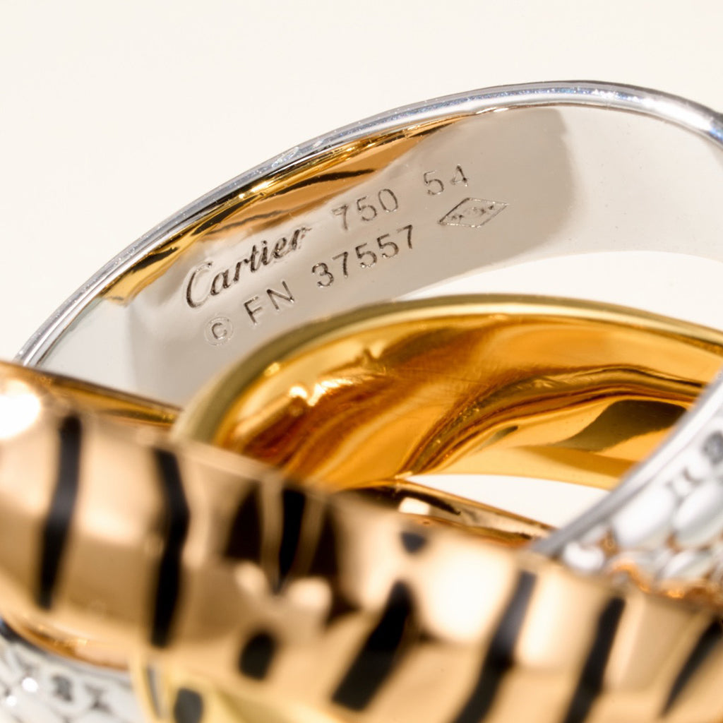 [AURORA]TRINITY  RING LEOPARD PRINT