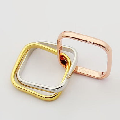 [AURORA]TRINITY 3.5MM CUSHION RING COLLECTION