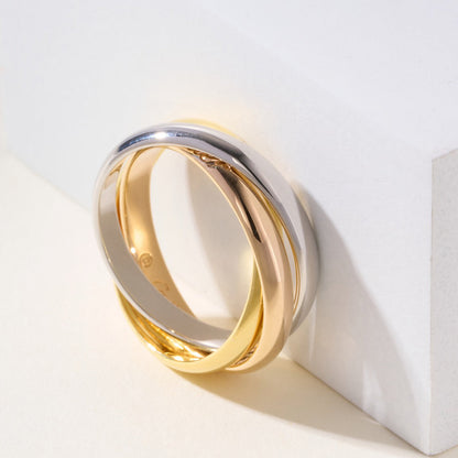 [AURORA]TRINITY 3.2MM RING COLLECTION