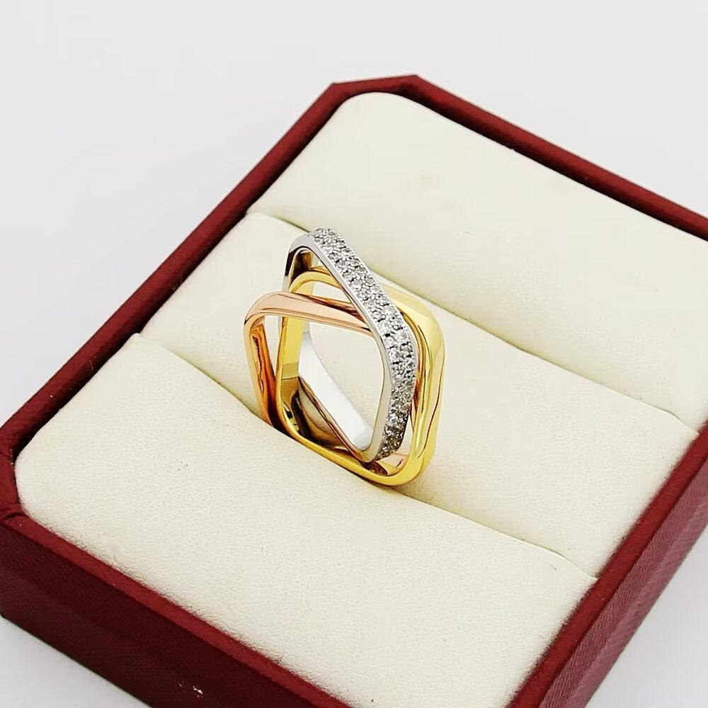 [AURORA]TRINITY 3.5MM CUSHION RING COLLECTION