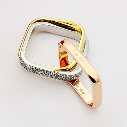 [AURORA]TRINITY 3.5MM CUSHION RING COLLECTION