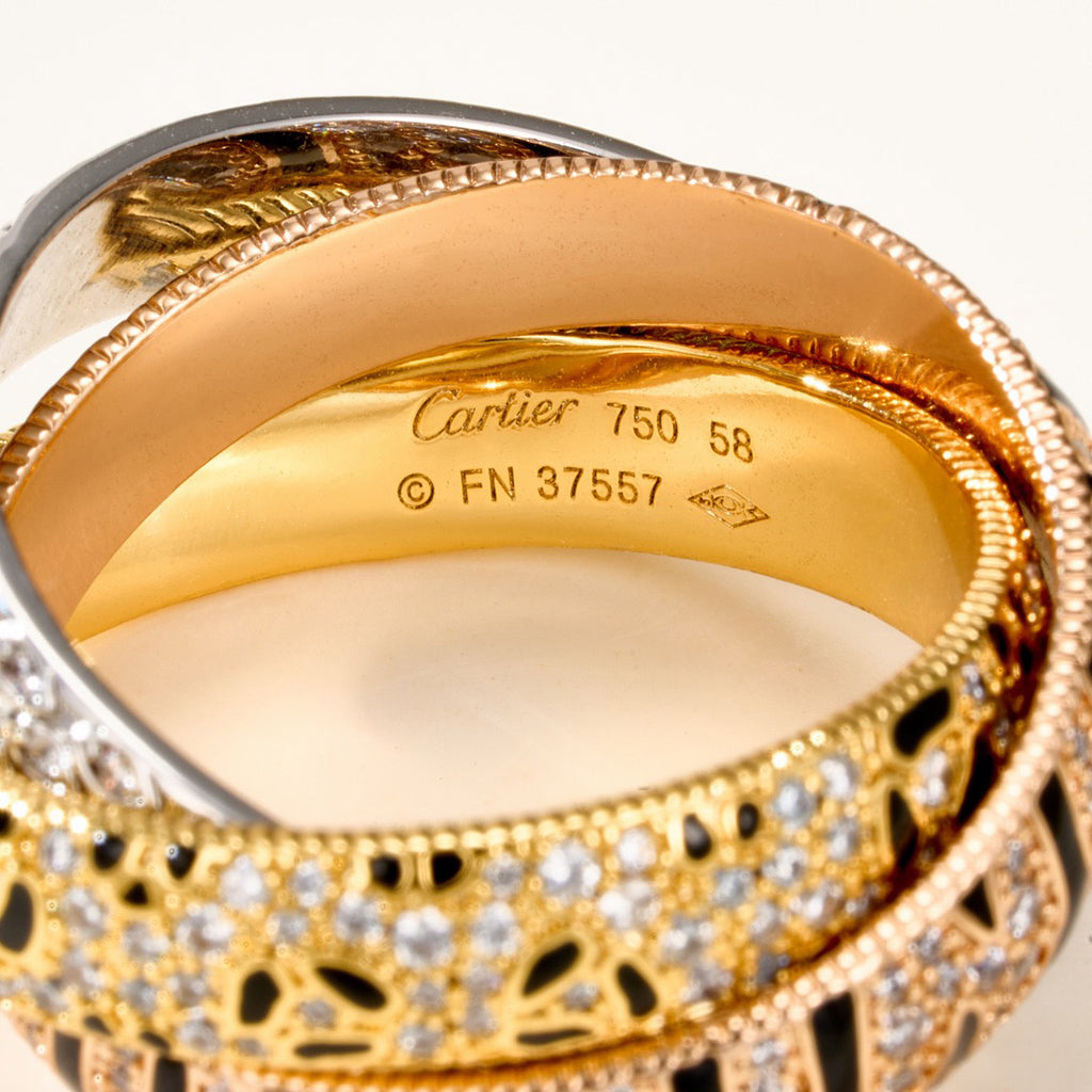 [AURORA]TRINITY  RING LEOPARD PRINT