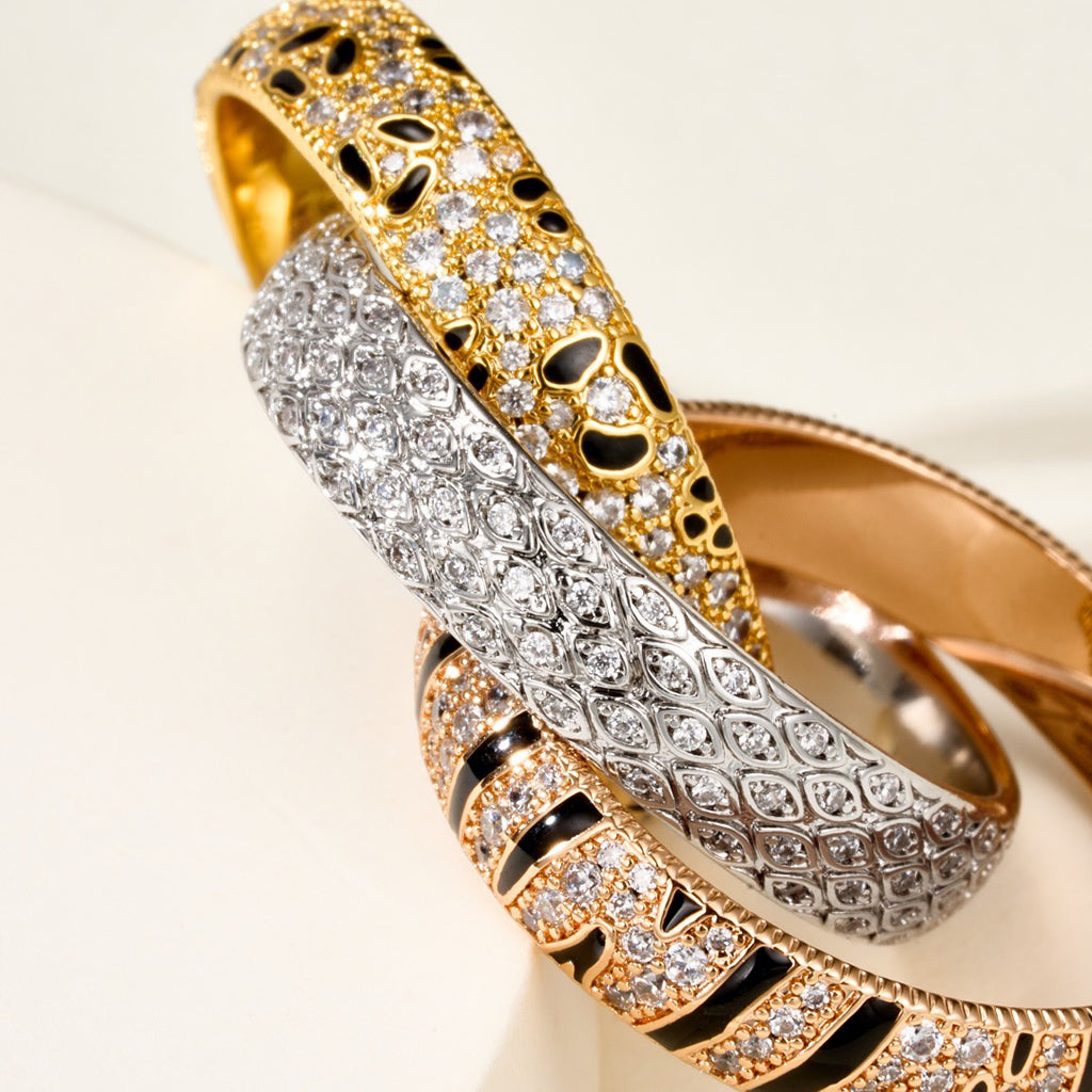 [AURORA]TRINITY  RING LEOPARD PRINT