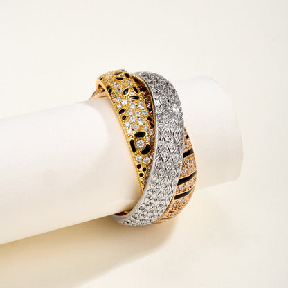[AURORA]TRINITY  RING LEOPARD PRINT