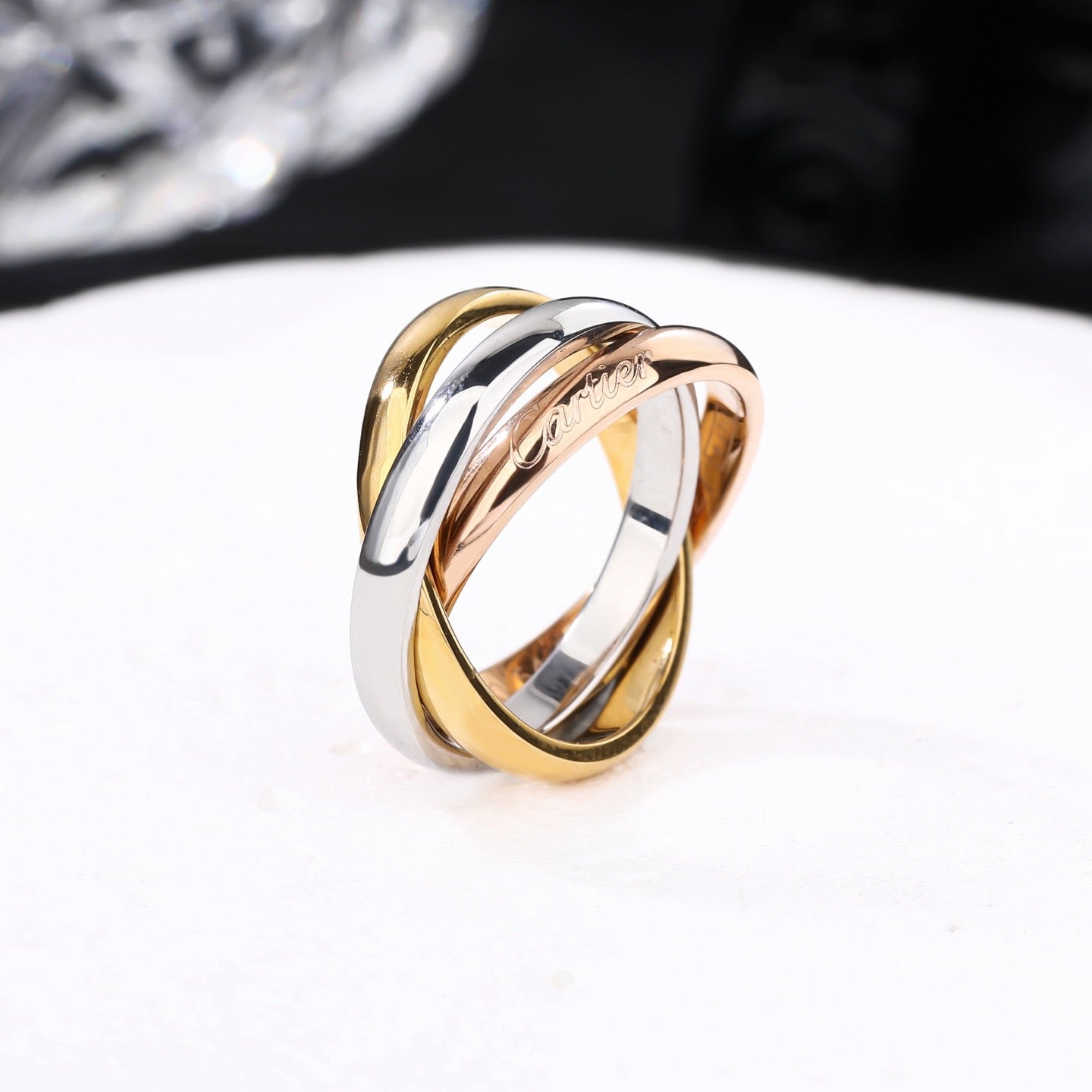 [AURORA]TRINITY 3.2MM RING COLLECTION