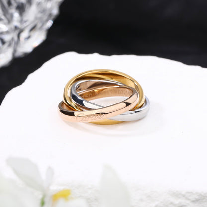 [AURORA]TRINITY 3.2MM RING COLLECTION