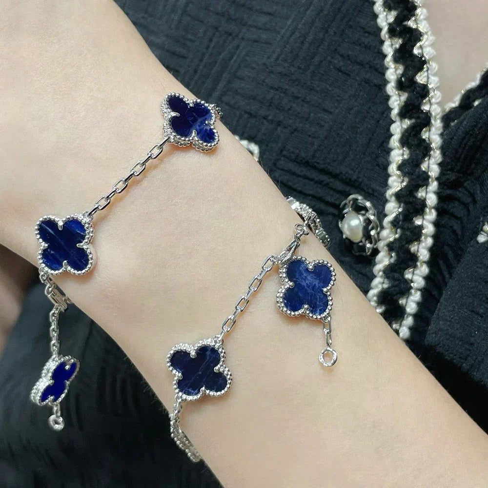 [AURORA]CLOVER 5 MOTIF PIETERSITE BRACELET COLLECTION