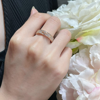 [AURORA]KELLY ROSÉGOLD-DIAMANTRING