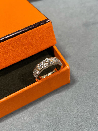 [AURORA]KELLY ROSÉGOLD-DIAMANTRING