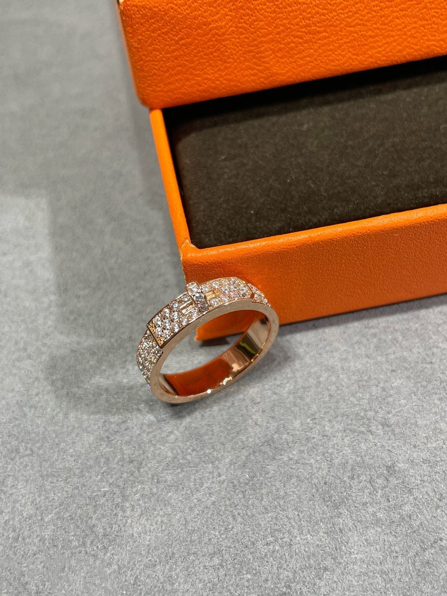 [AURORA]KELLY ROSÉGOLD-DIAMANTRING