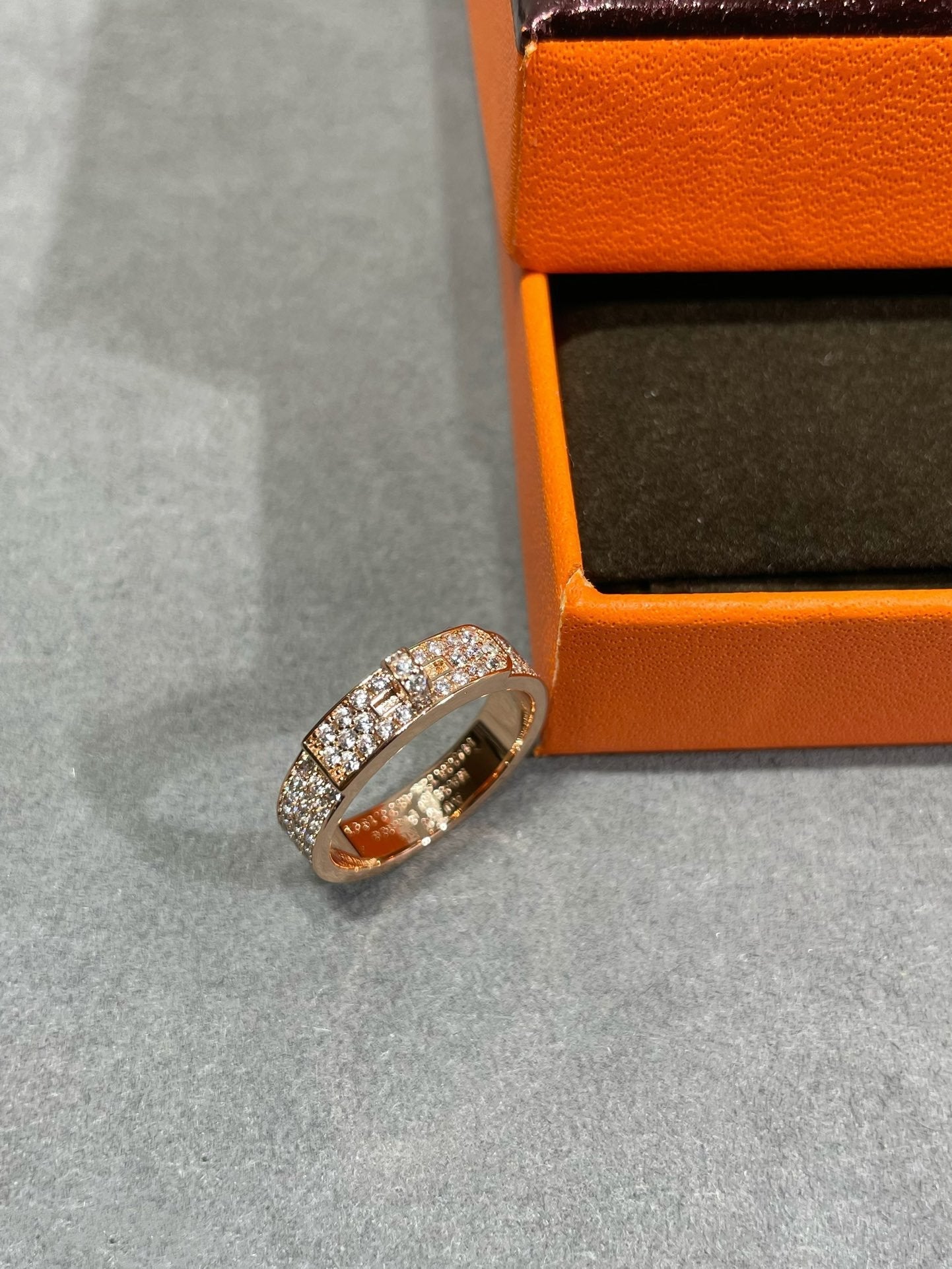 [AURORA]KELLY ROSÉGOLD-DIAMANTRING