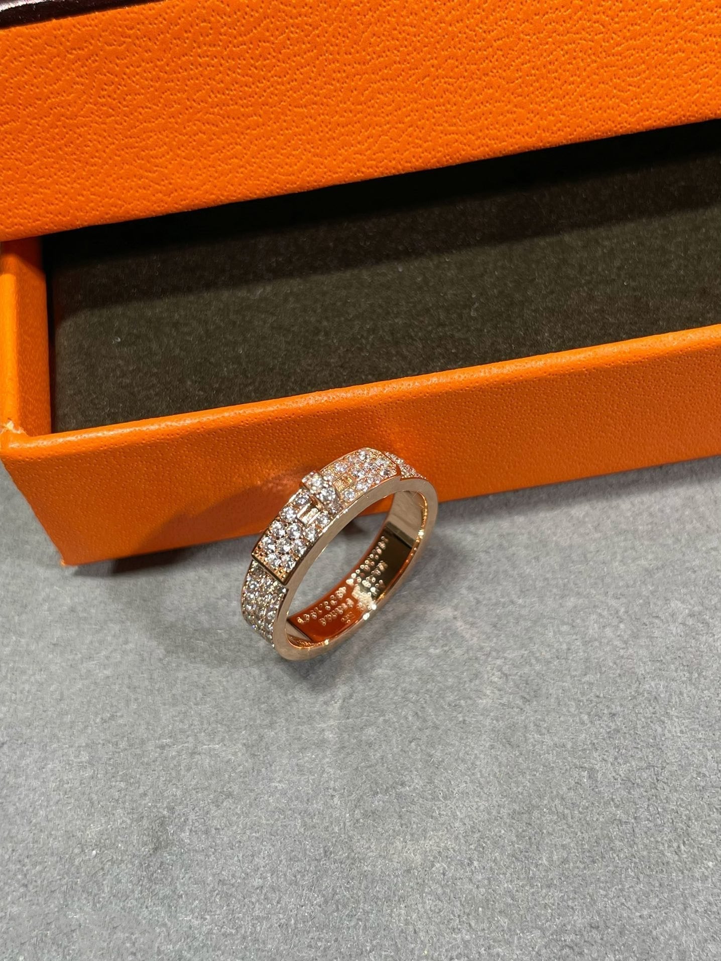 [AURORA]KELLY ROSÉGOLD-DIAMANTRING
