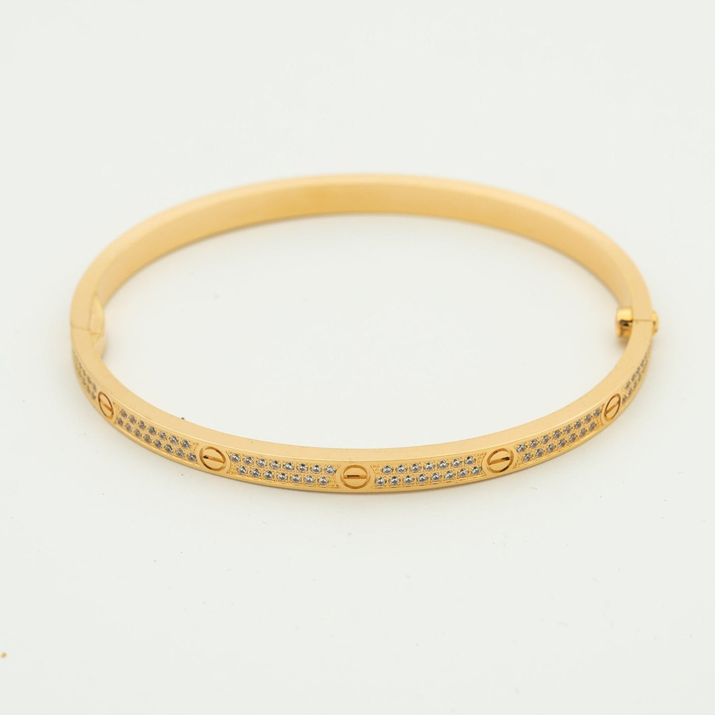[AURORA]LOVE BRACELET 3.65MM DIAMOND-PAVED