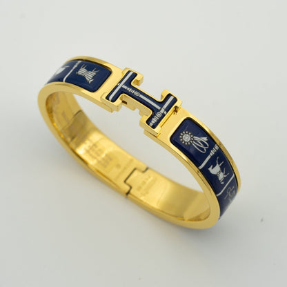 [AURORA]H BRACELET BLUE CERAMIC