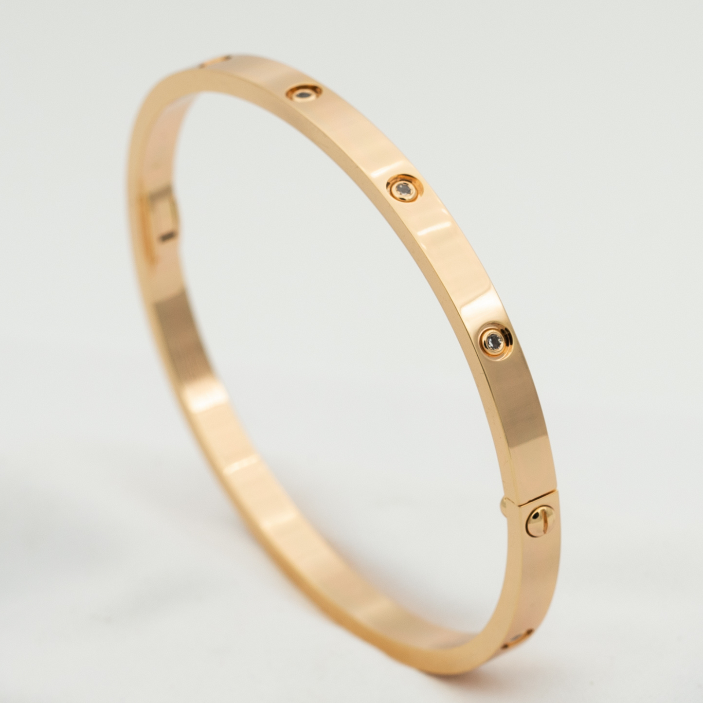 [AURORA]LIEBESARMBAND 3,65 MM 10 DIAMANTEN