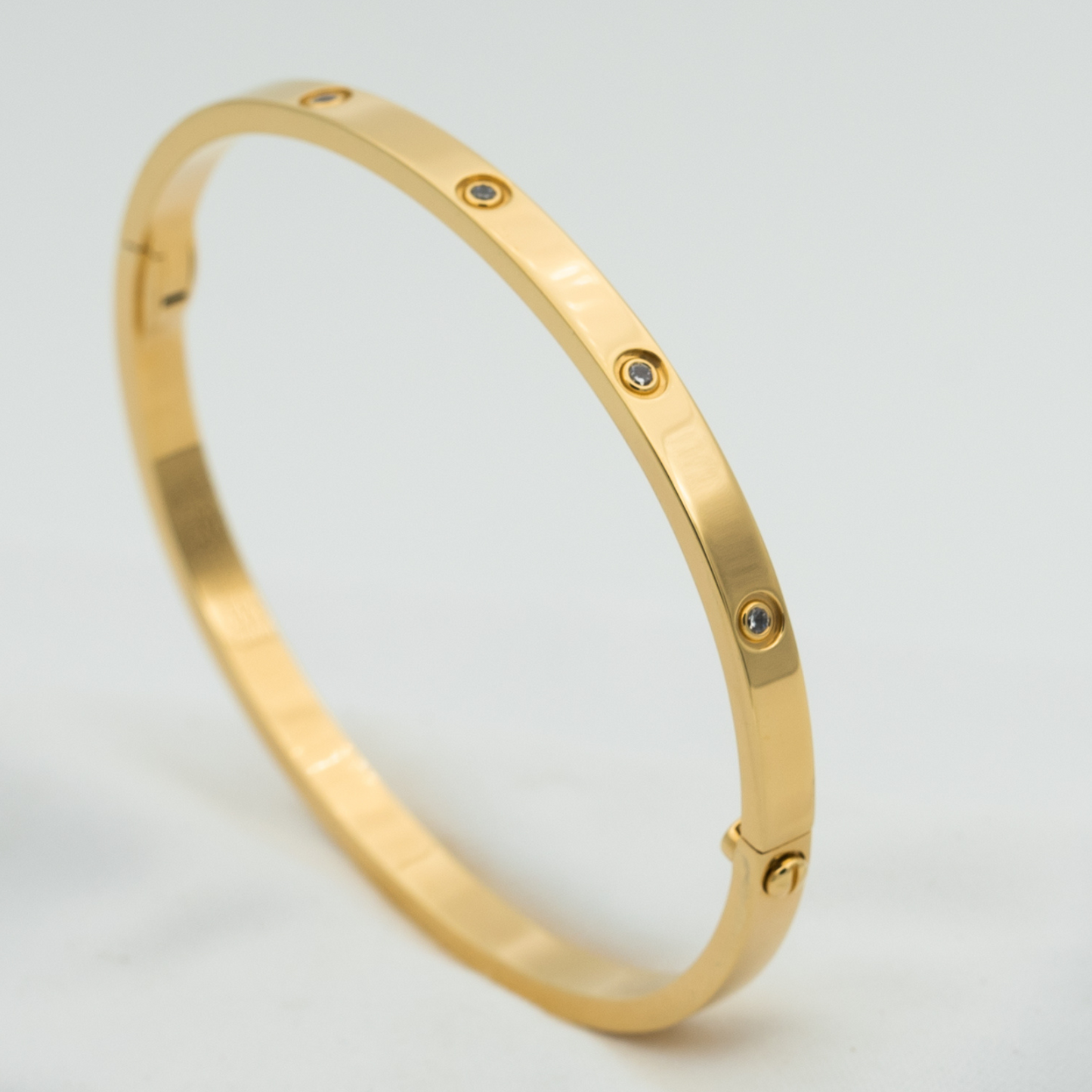 [AURORA]LIEBESARMBAND 3,65 MM 10 DIAMANTEN