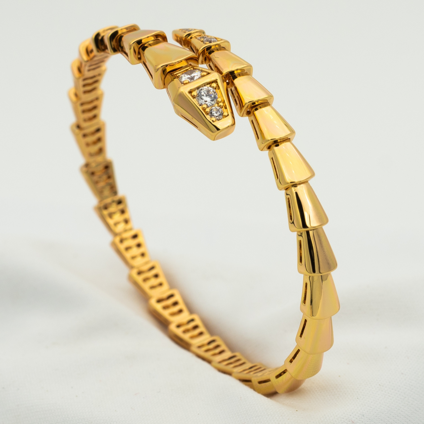 [AURORA]SERPENTI-ARMBAND MIT DIAMANTEN
