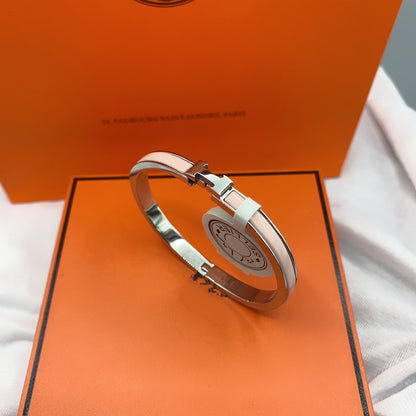 [AURORA]CLASSIC HM CLIC PINK 8MM EMAILLE ARMBAND