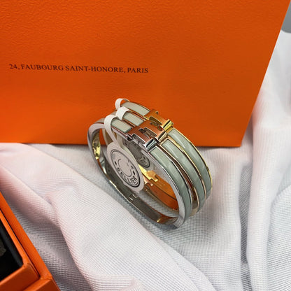 [AURORA]クラシック HM クリック グリーン 8mm エナメルブレスレット