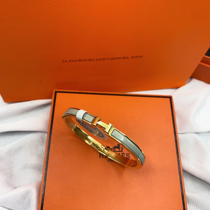 [AURORA]クラシック HM クリック グリーン 8mm エナメルブレスレット