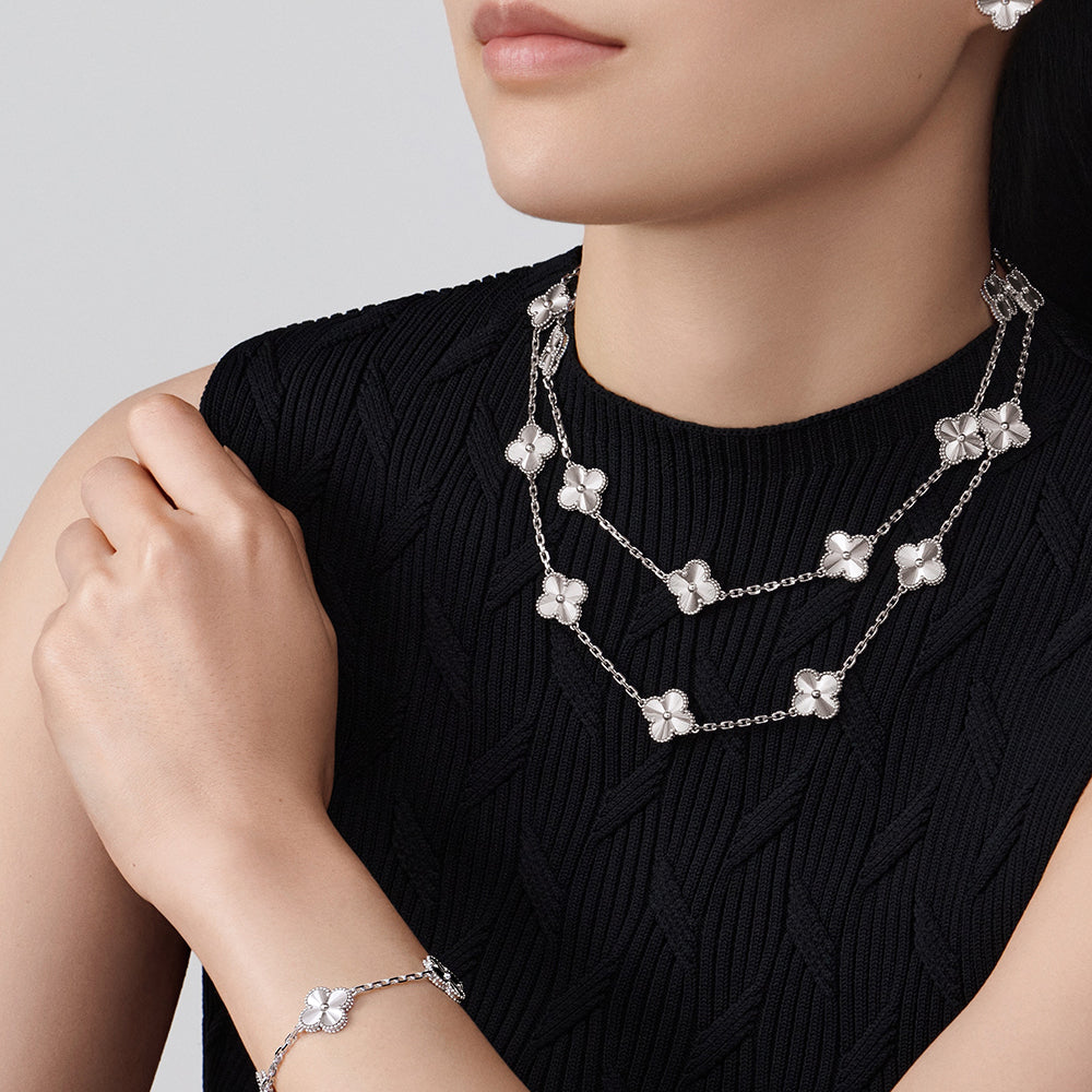 [AURORA]CLOVER 20 MOTIFS DIAMOND SILVER