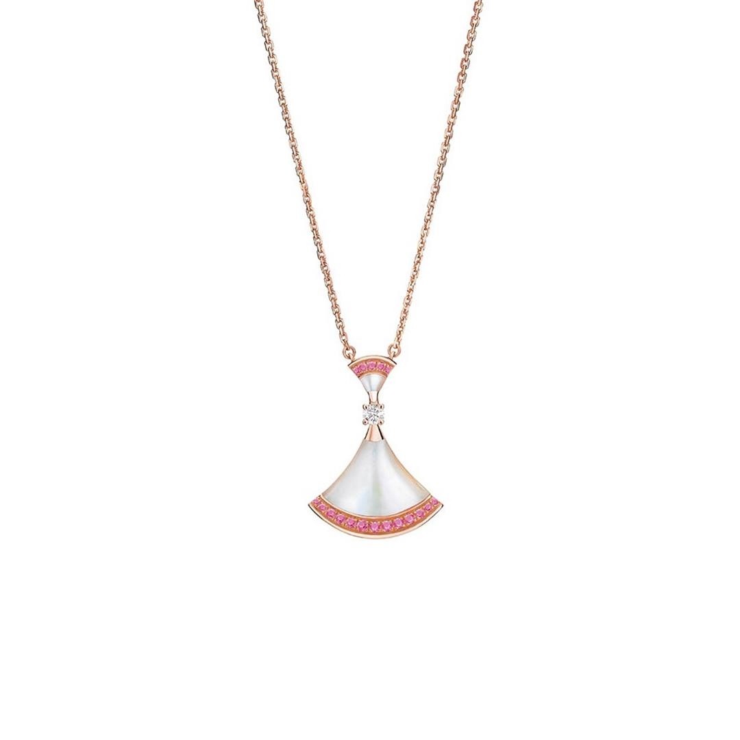[AURORA]DREAM NECKLACE MOP PINK DIAMOND