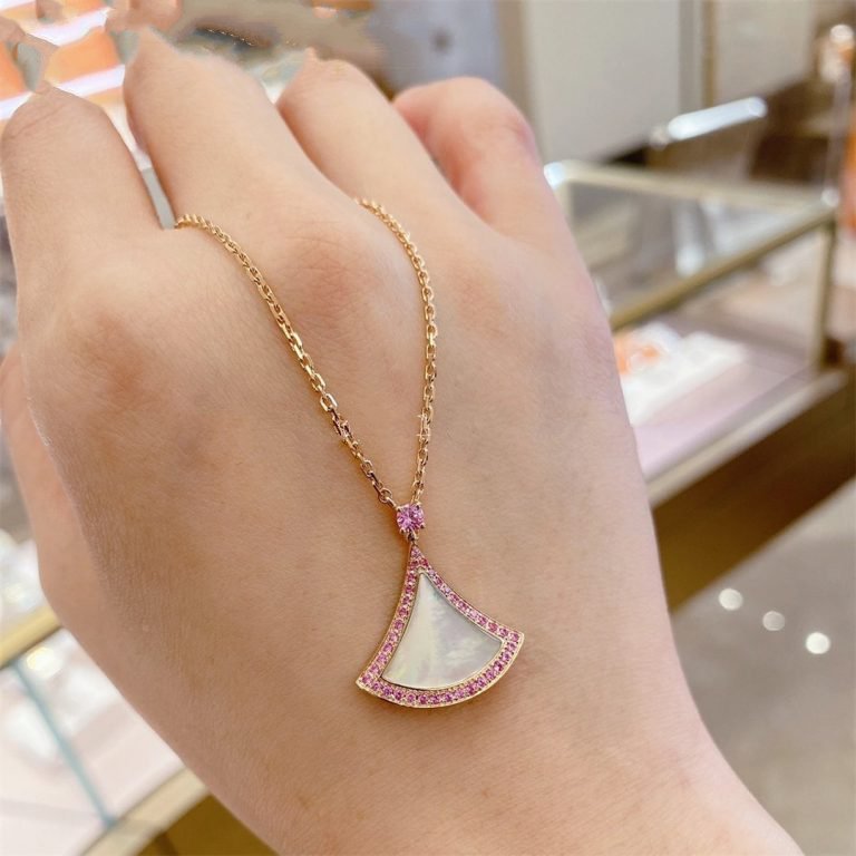 [AURORA]DREAM NECKLACE MOP DIAMOND PINK