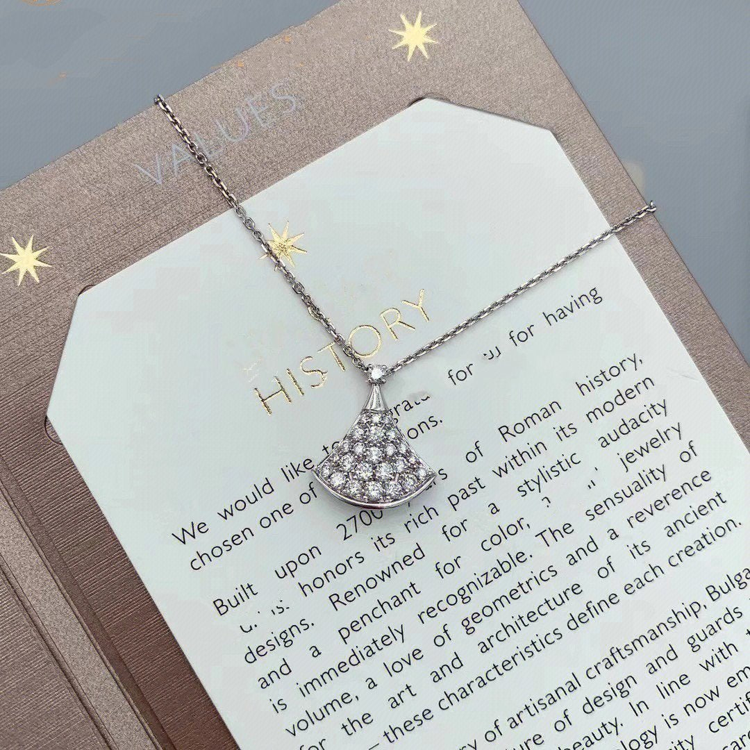 [AURORA]DREAM NECKLACE SILVER DIAMOND