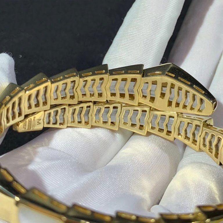 [AURORA]SERPENTI-ARMBAND MOP GOLD