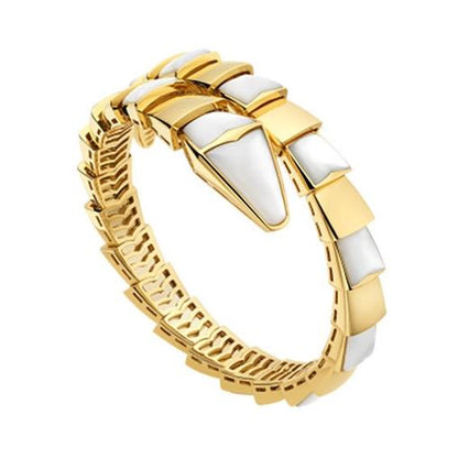 [AURORA]SERPENTI-ARMBAND MOP GOLD