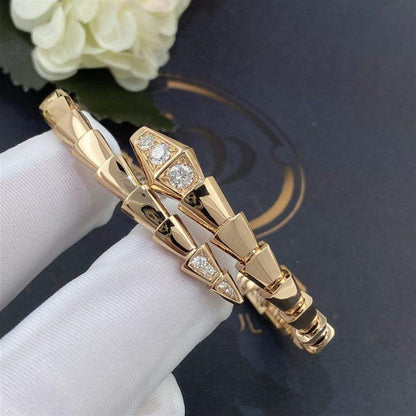 [AURORA]SERPENTI ARMBAND DIAMANTEN ROSÉGOLD