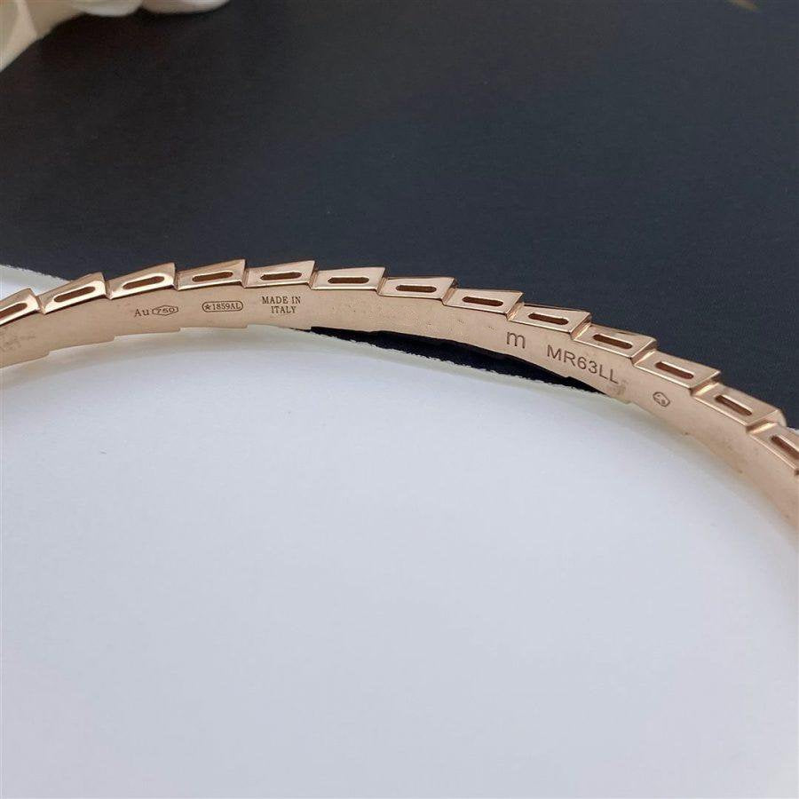 [AURORA]SERPENTI ARMBAND ROTGOLD MOP DIAMANT 