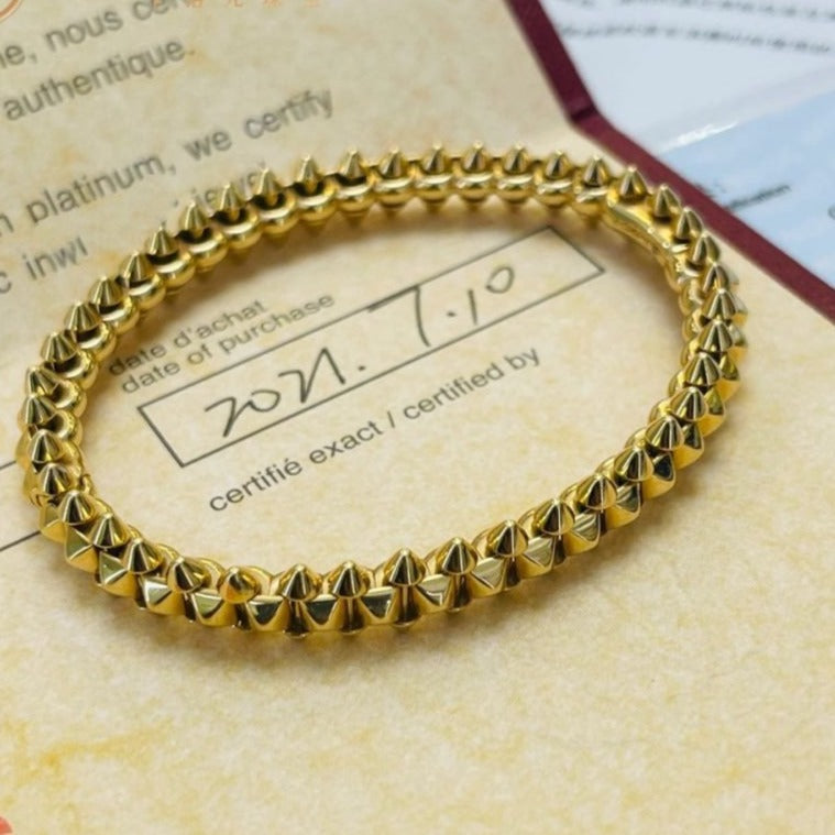 [AURORA]CLASH GOLD BRACELET