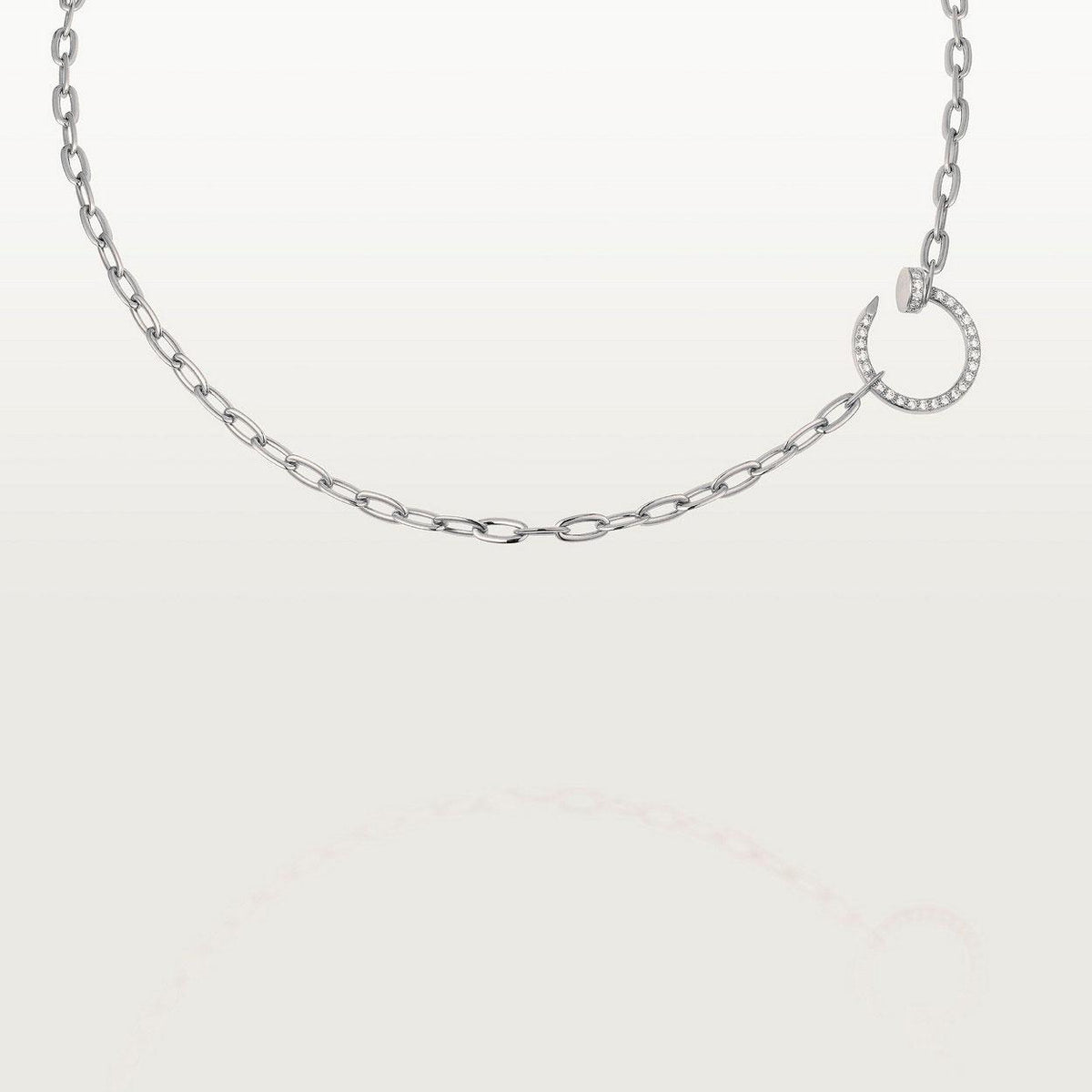 [AURORA]JUSTE NECKLACE FULL DIAMONDS