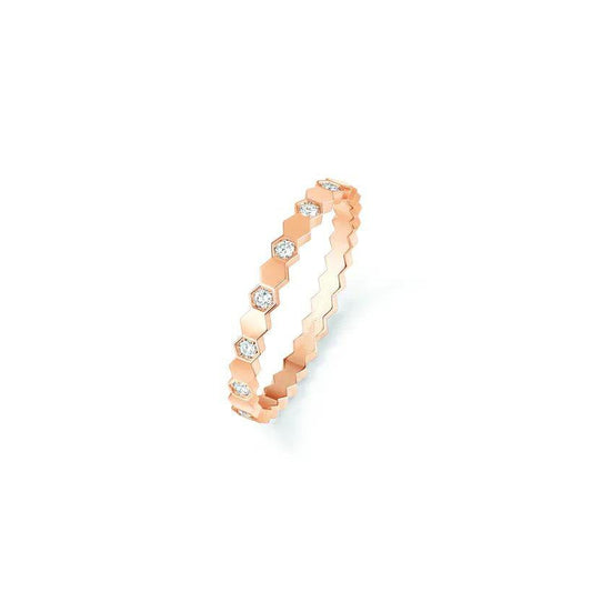 [AURORA]BEE LOVE RING PINK GOLD DIAMOND