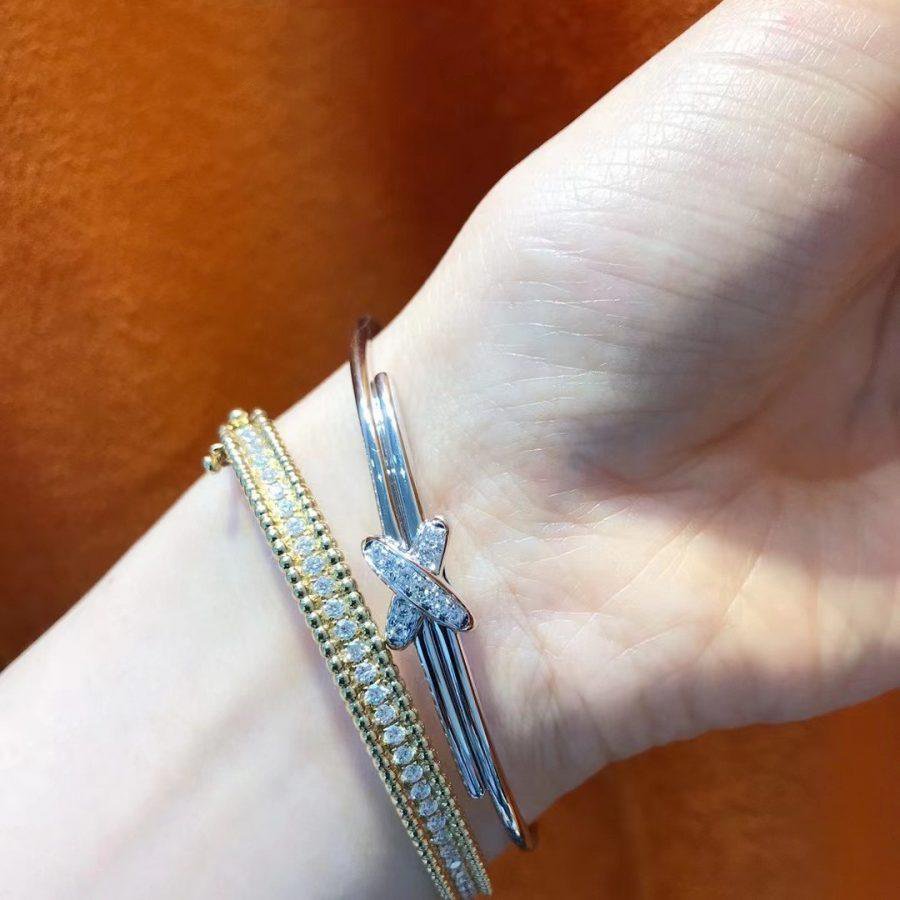 [AURORA]JEUX DE ARMBAND SILBER DIAMANTEN