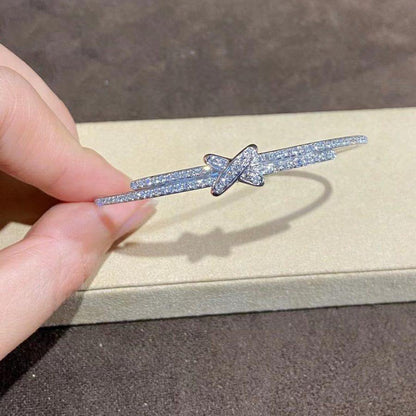 [AURORA]JEUX DE ARMBAND DIAMANTEN SILBER