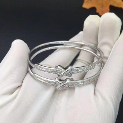 [AURORA]JEUX DE ARMBAND DIAMANTEN SILBER