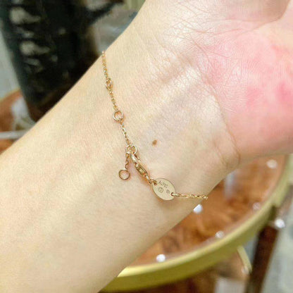 [AURORA]JEUX DE ARMBAND MOP ROSA GOLD DIAMANTEN