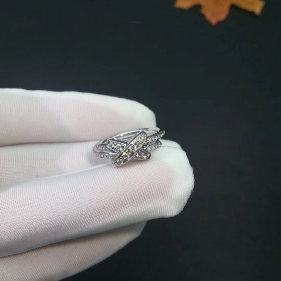 [AURORA]JEUX DE SILVER DIAMOND RING