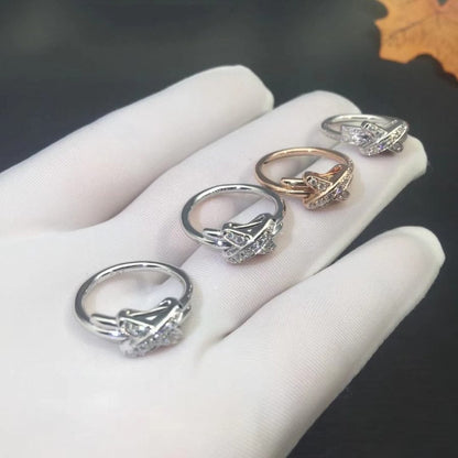 [AURORA]JEUX DE SILVER DIAMOND RING