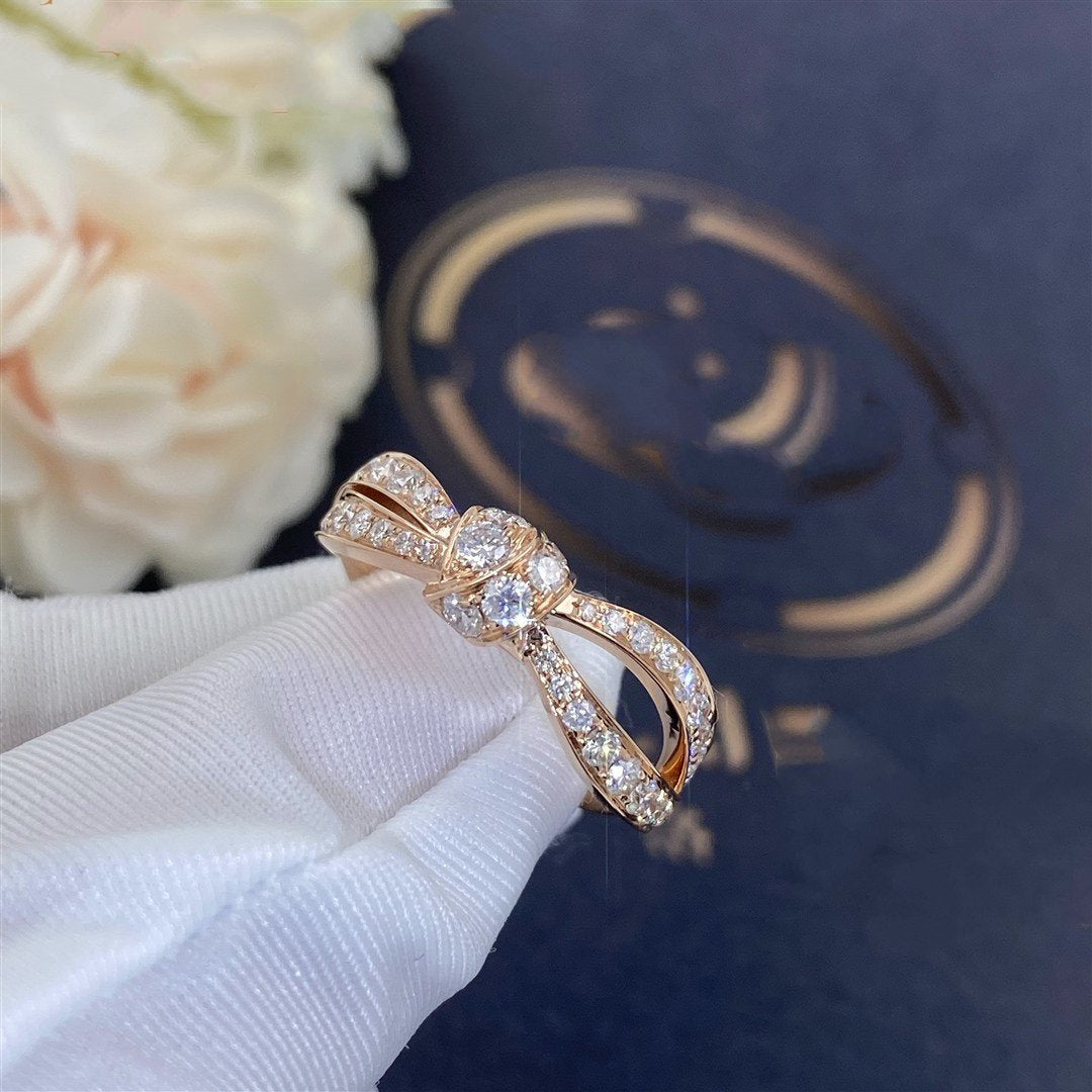 [AURORA]LIENS ROSÉGOLD-DIAMANTRING