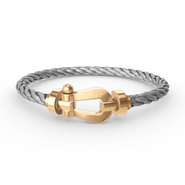 [AURORA]フォース ラージホースシュー ダイヤモンドなしブレスレット ゴールド